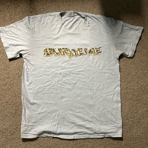 Supreme Diamond Tee Used Mens Medium (Blue)